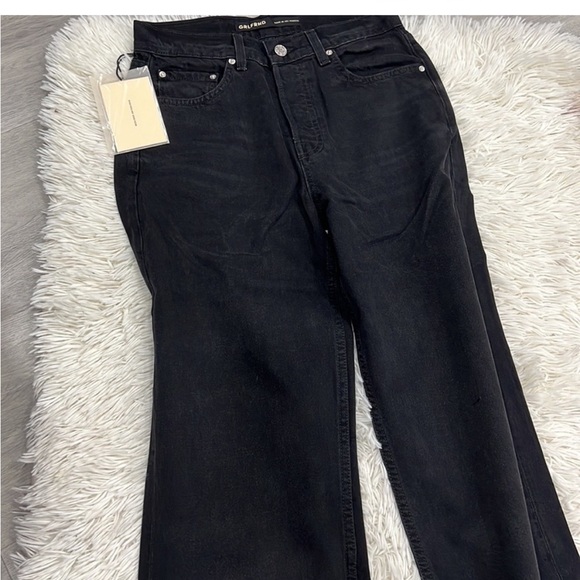 GRLFRND Bella Low Rise boyfriend in The Mission Black Sz 29 - Picture 2 of 8